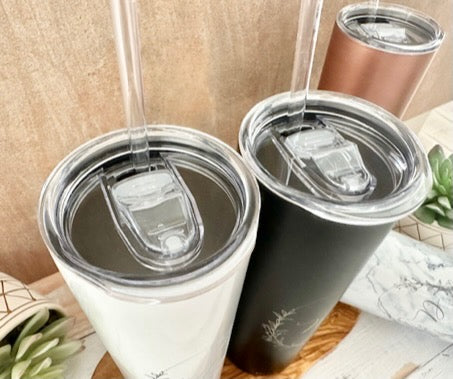 Personalized Bridesmaid Skinny Tumbler