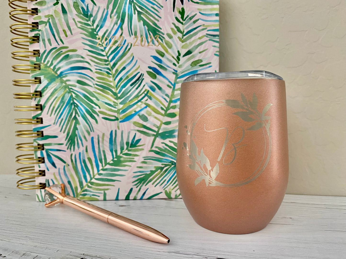 Personalized Bridesmaids Wine Tumbler