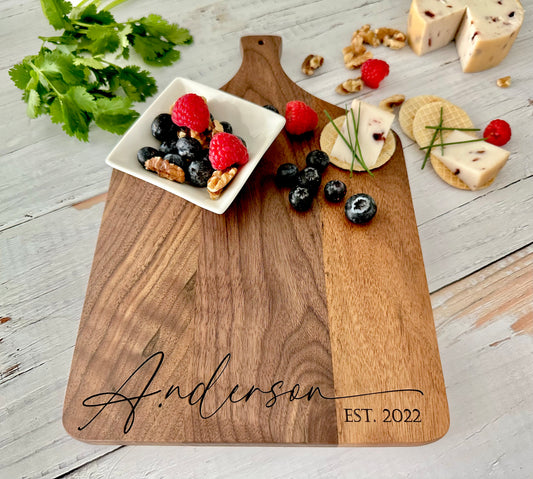 Personalized Cheese Board