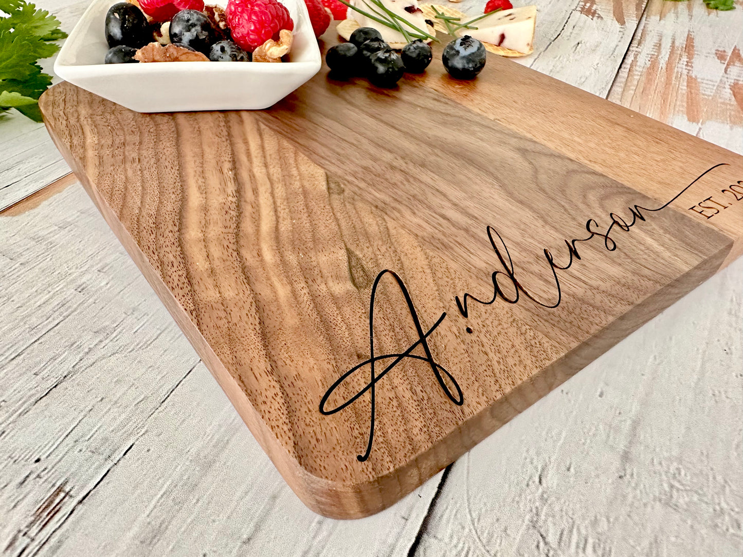 Personalized Cheese Board