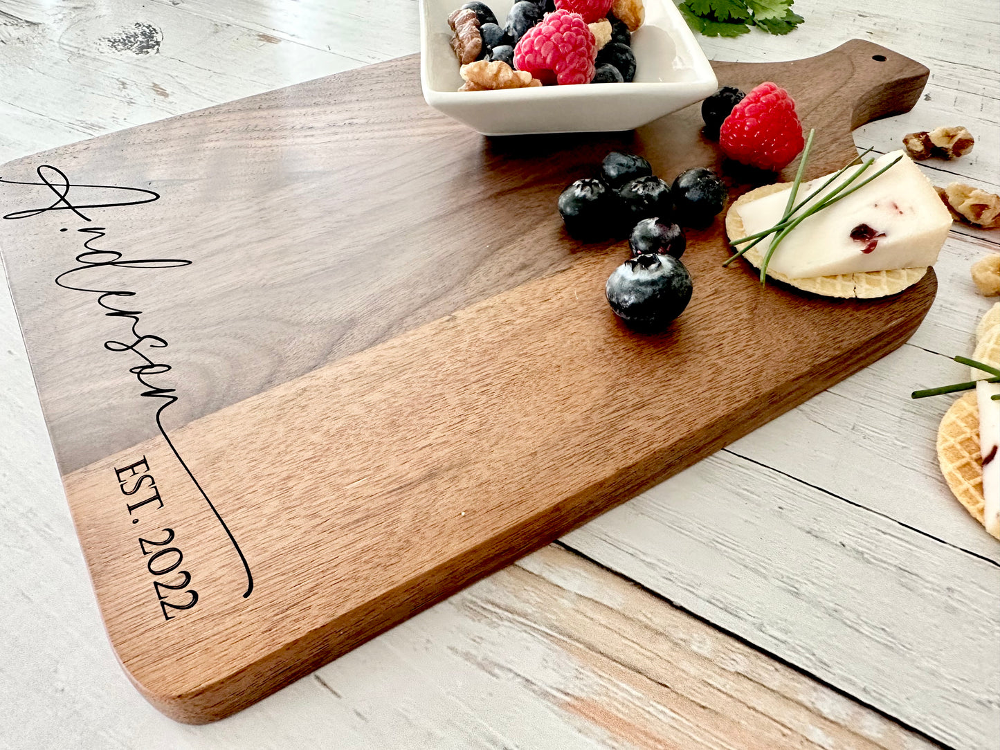 Personalized Cheese Board