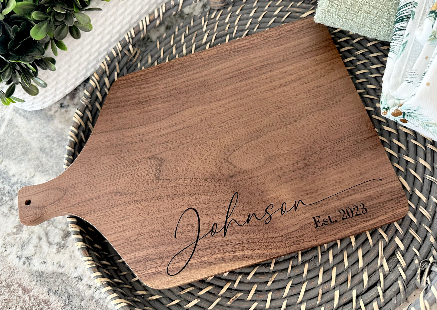 Personalized Cheese Board