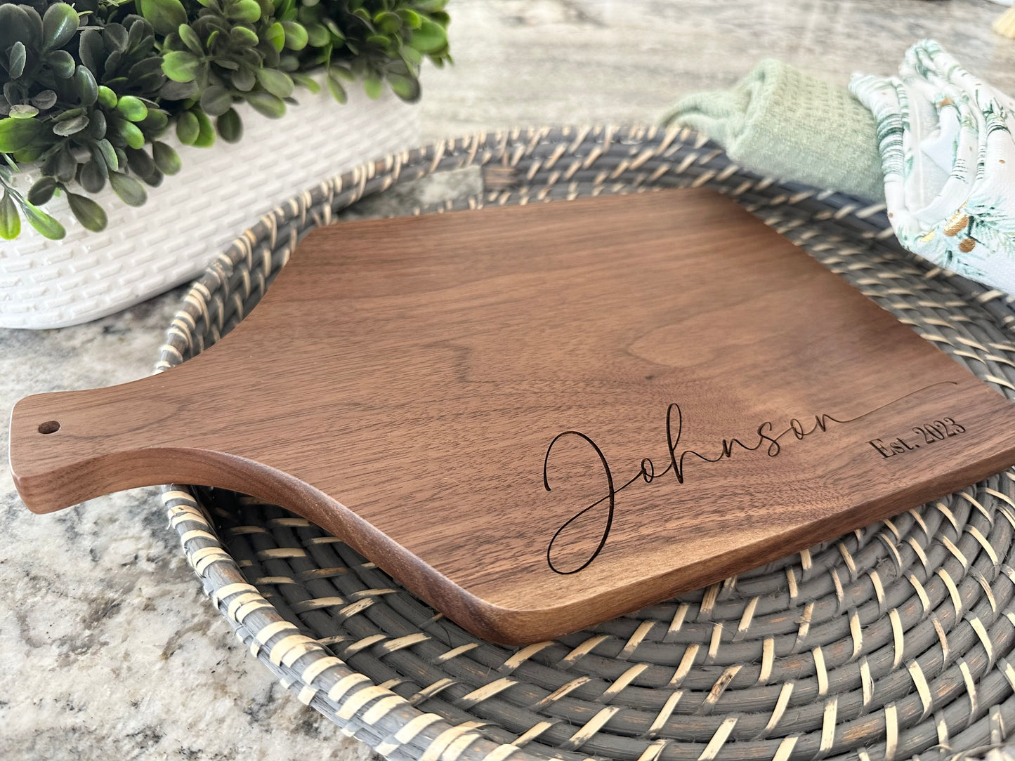 Personalized Cheese Board