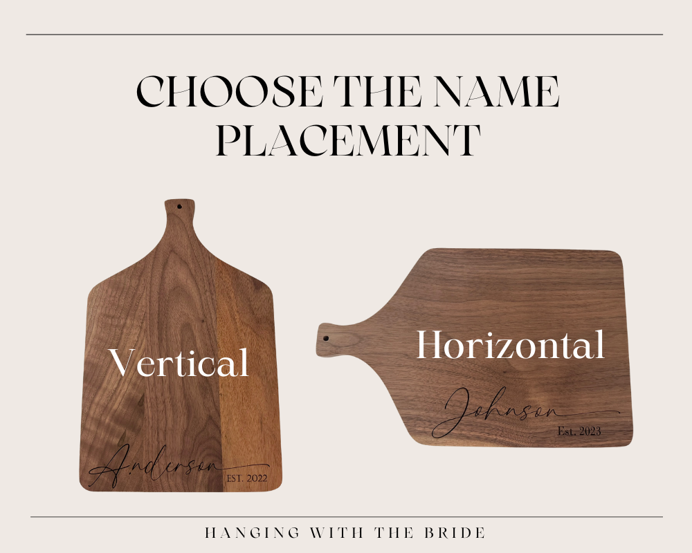 Personalized Cheese Board