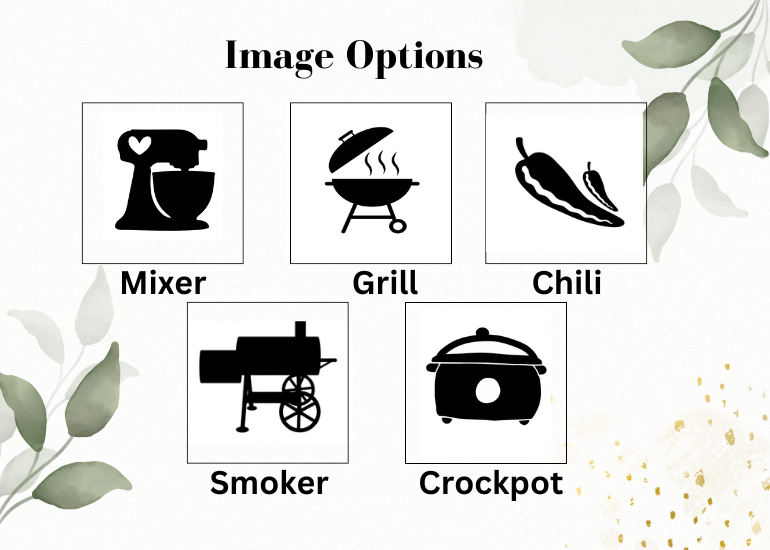 Personalized Chili Cook Off Spoon and Board