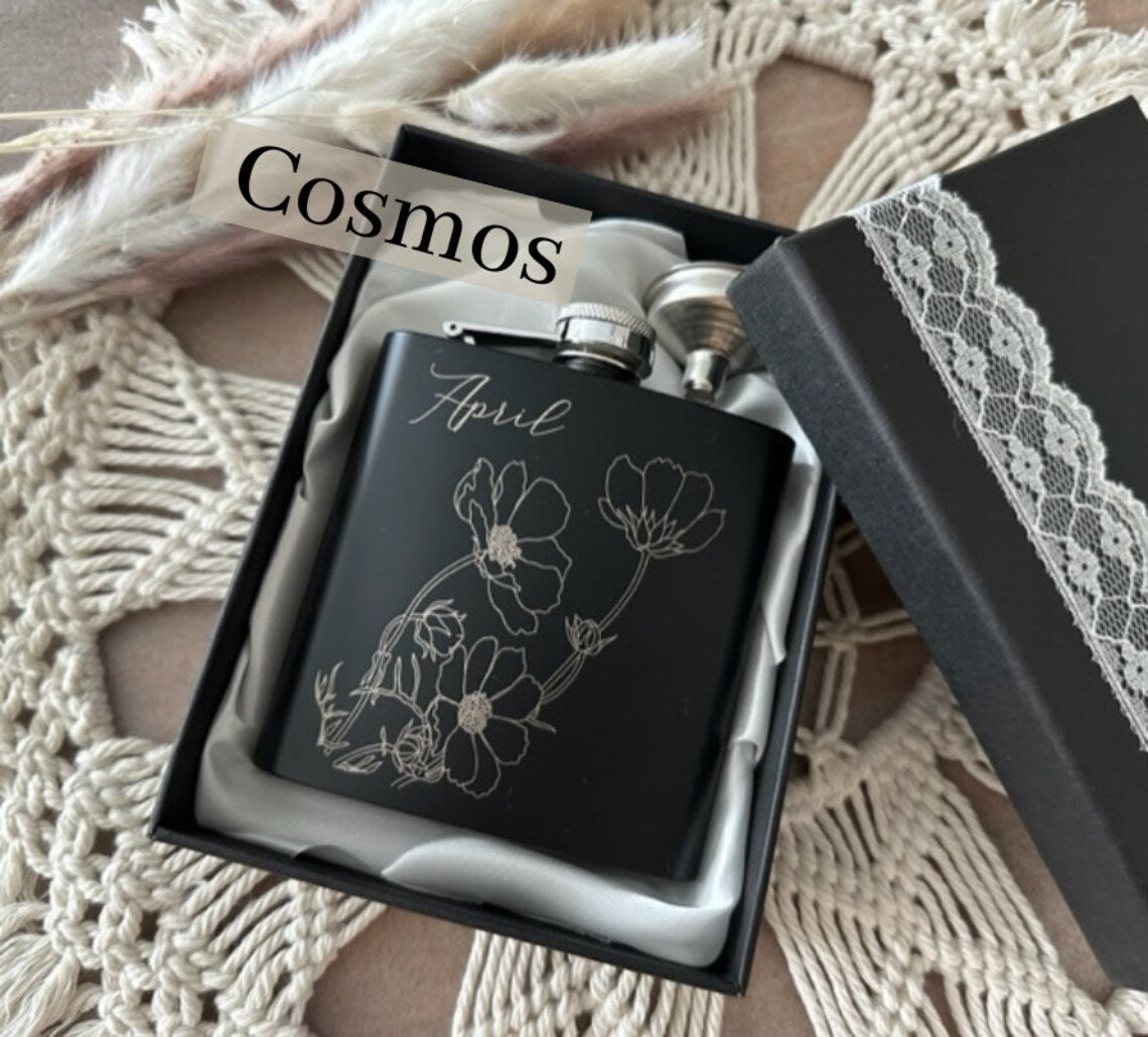 Personalized Bridesmaid Flask