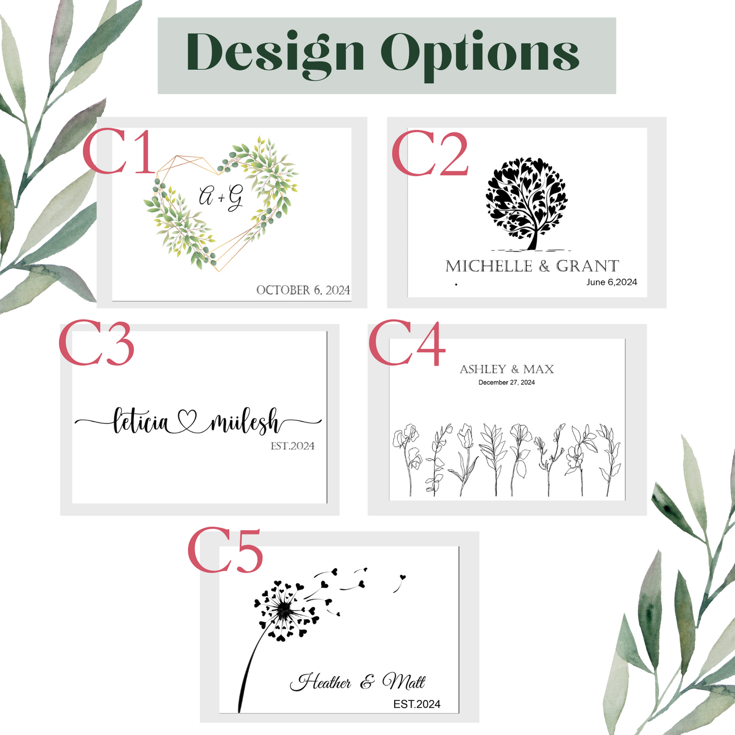 Personalized Couple Keepsake Box