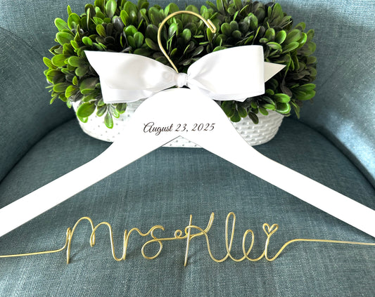 Personalized Wedding Hanger