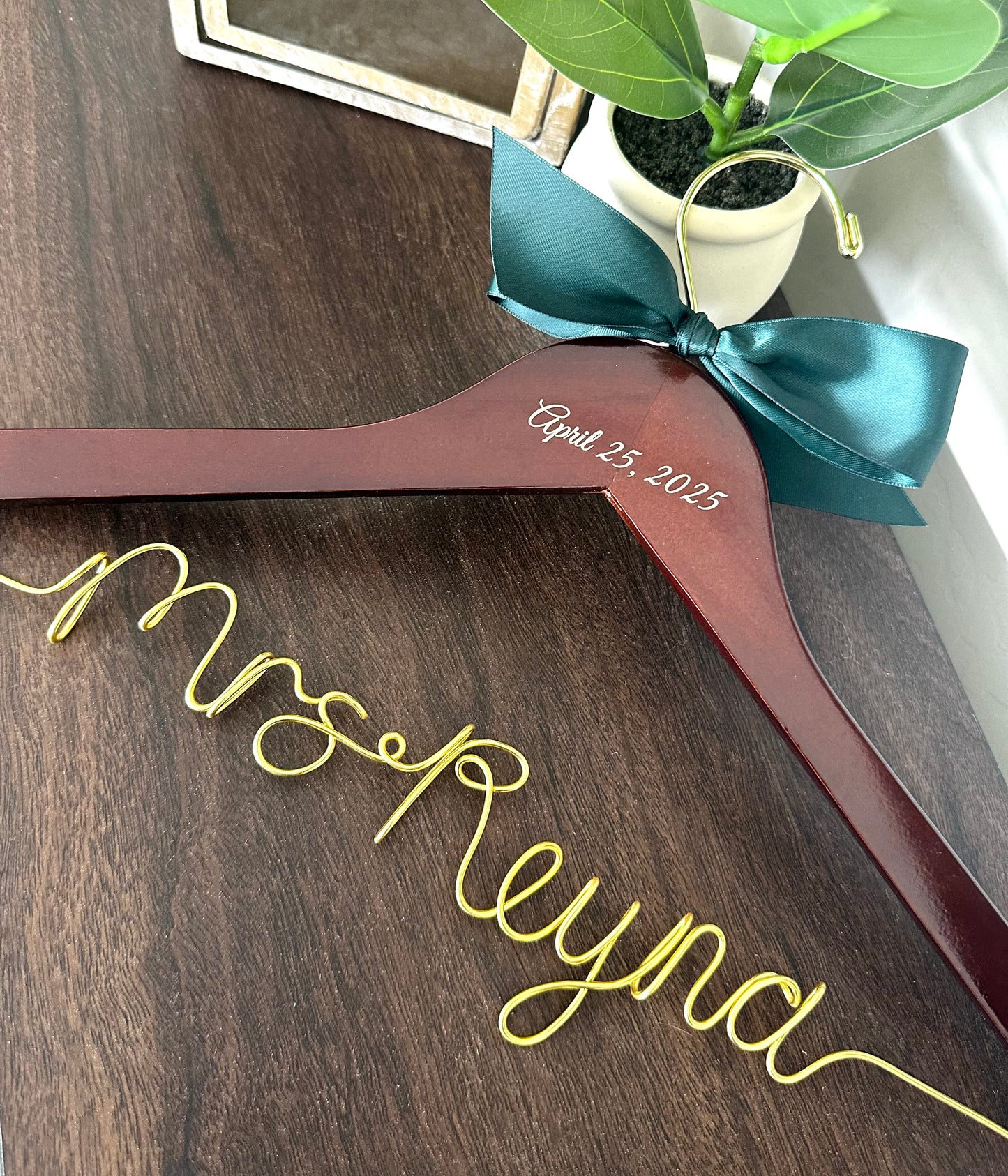 Personalized Wedding Hanger