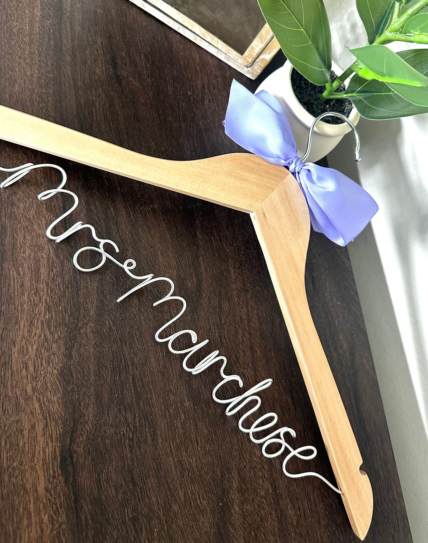 Personalized Wedding Hanger