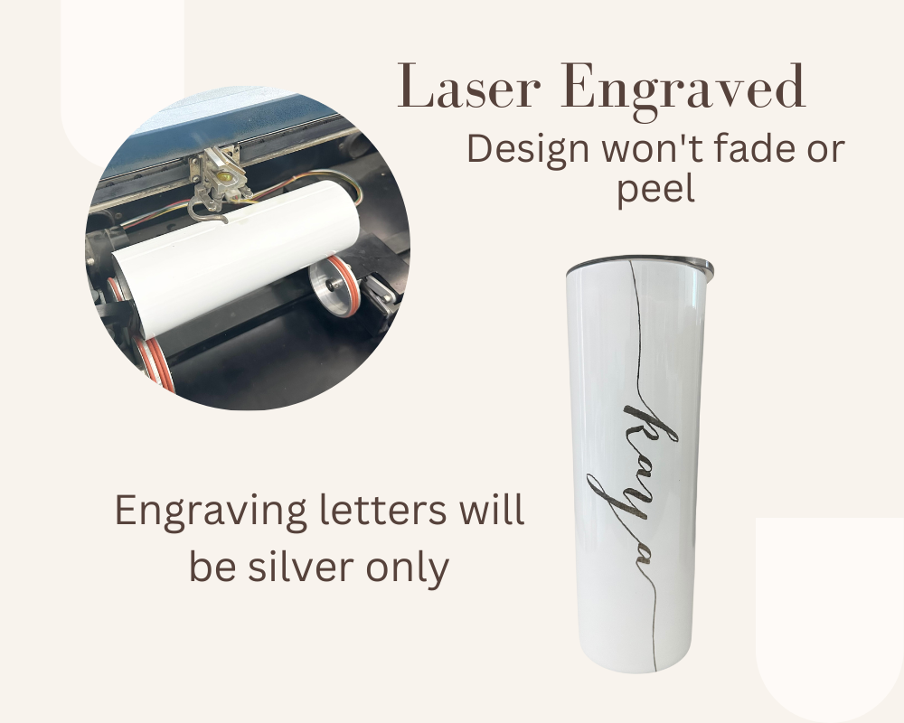 Personalized Bridesmaid Skinny Tumbler