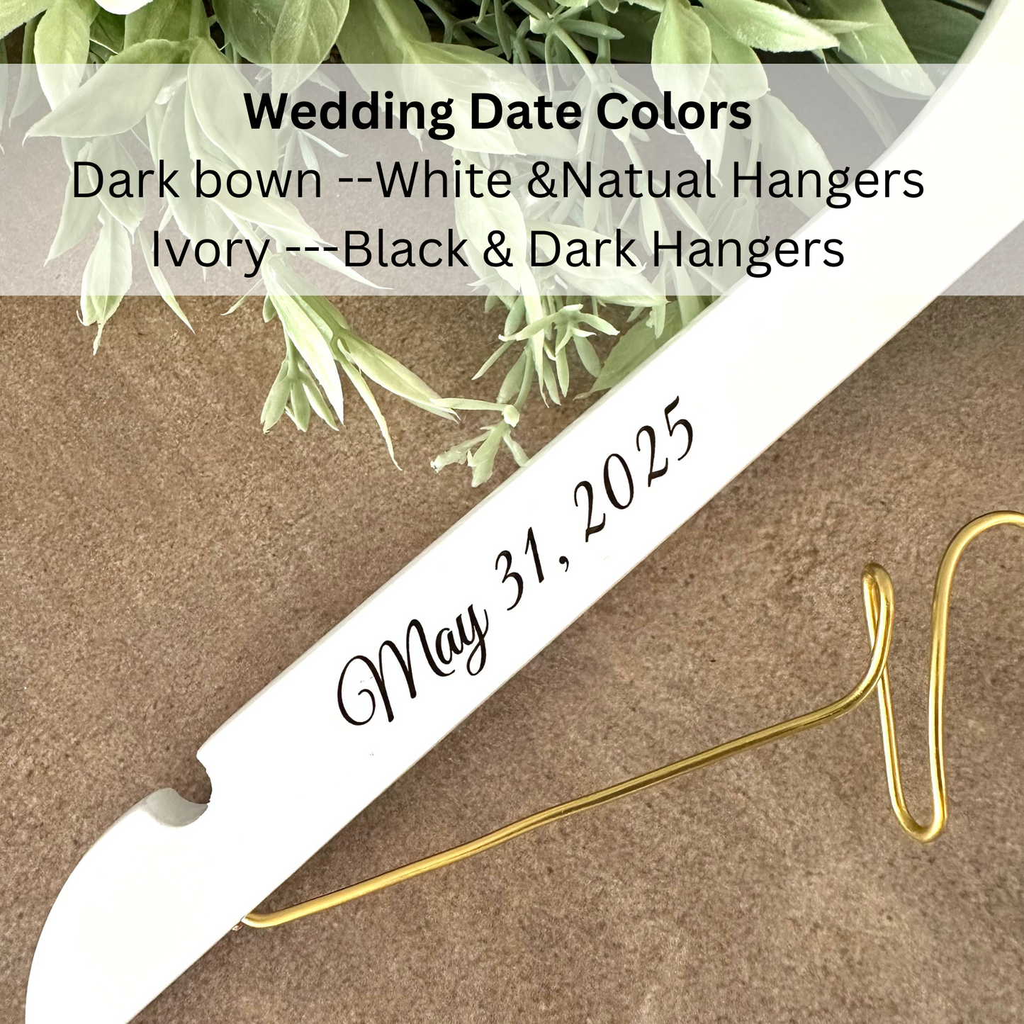Personalized Wedding Hanger