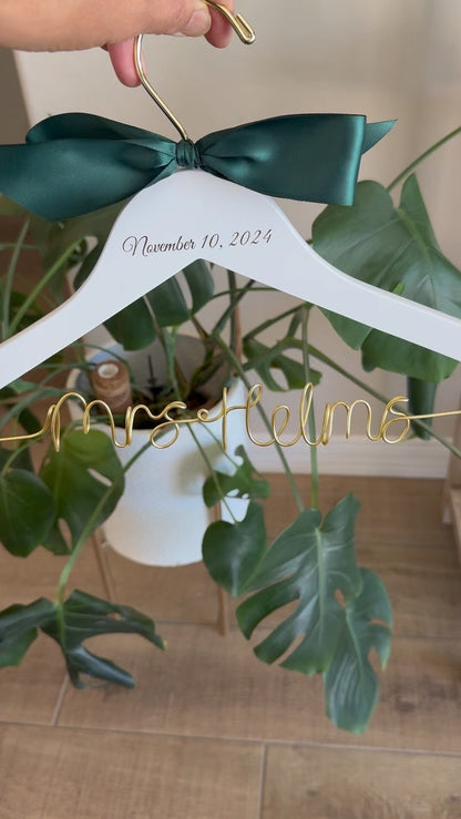 Personalized Wedding Hanger