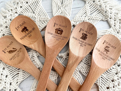 Personalized Chili Cook Off Spoon and Board