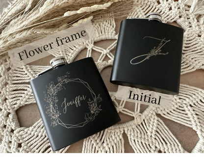 Personalized Bridesmaid Flask