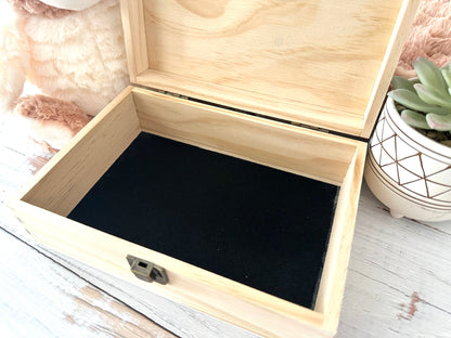 Personalized Baby Keepsake Box