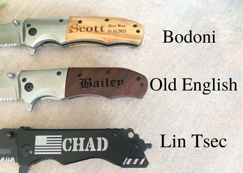 Personalized Pocket Knife