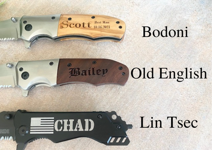 Personalized Pocket Knife
