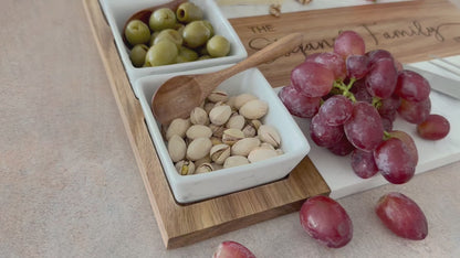 Personalized Marble Charcuterie Board